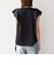 SHIPS any:〈洗濯機可能〉フリル コンビ ノースリーブ TEE