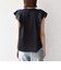 SHIPS any:〈洗濯機可能〉フリル コンビ ノースリーブ TEE