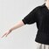SHIPS any:〈手洗い可能〉シアー ジャカード スキッパー ポロ ニット
