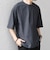 SHIPS any: SOLOTEX(R) バックピケ リラックス ポケット付き ショートリーブ Tシャツ 26SS◇