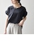 《予約》SHIPS any:〈多機能/洗濯機可能〉マルチファンクション ギャザー スリーブ TEE