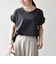 《予約》SHIPS any:〈多機能/洗濯機可能〉マルチファンクション ギャザー スリーブ TEE