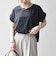 《予約》SHIPS any:〈多機能/洗濯機可能〉マルチファンクション ギャザー スリーブ TEE