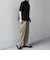 SHIPS any:〈接触冷感/ストレッチ〉360° THE CIRCLE STRETCH リネン ミックス センタークリース イージーパンツ◆