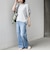 SHIPS Colors:〈手洗い可能〉スムース 2WAYスリーブ ニュアンス TEE◇