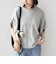 SHIPS Colors:〈手洗い可能〉スムース 2WAYスリーブ ニュアンス TEE◇