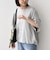 SHIPS Colors:〈手洗い可能〉スムース 2WAYスリーブ ニュアンス TEE◇