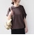 SHIPS Colors:〈手洗い可能〉スムース 2WAYスリーブ ニュアンス TEE◇