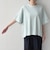 《予約》SHIPS Colors:〈手洗い可能〉スムース 2WAYスリーブ ニュアンス TEE◆