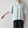 《予約》SHIPS Colors:〈手洗い可能〉スムース 2WAYスリーブ ニュアンス TEE◆