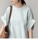 SHIPS Colors:〈手洗い可能〉スムース 2WAYスリーブ ニュアンス TEE◇