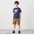 【SHIPS any別注】GOOD ROCK SPEED:〈洗濯機可能〉ミッキーマウス / フラッグ プリント Tシャツ<KIDS>◆