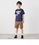【SHIPS any別注】GOOD ROCK SPEED:〈洗濯機可能〉ミッキーマウス / フラッグ プリント Tシャツ<KIDS>◆