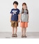 【SHIPS any別注】GOOD ROCK SPEED:〈洗濯機可能〉ミッキーマウス / フラッグ プリント Tシャツ<KIDS>◆