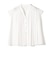 《予約》【WEB限定】〈手洗い可能〉ストレッチ ジョーゼット プリーツ スキッパー ブラウス