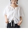 《予約》【WEB限定】〈手洗い可能〉バルーン スリーブ 裾 ドロスト ブラウス