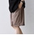 SHIPS any:〈UVカット〉FUTURE LINEN CANVAS リネンライク イージー ショーツ◆