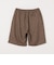 SHIPS any:〈UVカット〉FUTURE LINEN CANVAS リネンライク イージー ショーツ◆