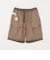 SHIPS any:〈UVカット〉FUTURE LINEN CANVAS リネンライク イージー ショーツ◆