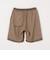 SHIPS any:〈UVカット〉FUTURE LINEN CANVAS リネンライク イージー ショーツ◆