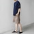 SHIPS any:〈UVカット〉FUTURE LINEN CANVAS リネンライク イージー ショーツ◆