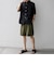 SHIPS any:〈UVカット〉FUTURE LINEN CANVAS リネンライク イージー ショーツ◆