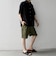 SHIPS any:〈UVカット〉FUTURE LINEN CANVAS リネンライク イージー ショーツ◆