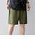 SHIPS any:〈UVカット〉FUTURE LINEN CANVAS リネンライク イージー ショーツ◆