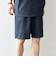 SHIPS any:〈UVカット〉FUTURE LINEN CANVAS リネンライク イージー ショーツ◆