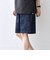 SHIPS any:〈UVカット〉FUTURE LINEN CANVAS リネンライク イージー ショーツ◆