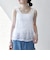 《予約》SHIPS any:〈手洗い可能〉コットン レース ヘム キャミソール