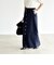 《予約》quaranciel:〈洗濯機可能〉フロントボタン Iライン タイト スカート