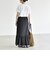 《予約》quaranciel:〈接触冷感/UVカット/撥水〉マルチファンクション ティアードスカート