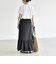 《予約》quaranciel:〈接触冷感/UVカット/撥水〉マルチファンクション ティアードスカート