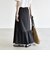 《予約》quaranciel:〈接触冷感/UVカット/撥水〉マルチファンクション ティアードスカート