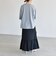 《予約》quaranciel:〈接触冷感/UVカット/撥水〉マルチファンクション ティアードスカート