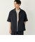SHIPS Colors:〈吸水速乾・洗濯機可能〉2WAY ストレッチ ジップ シャツ◇