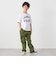 Champion:〈洗濯機可能〉アスレチック プリント Tシャツ<KIDS>