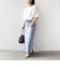《一部追加予約》【WEB限定】〈手洗い可能〉レース コンビ ショート スリーブ カットソー