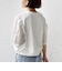 《一部追加予約》【WEB限定】〈手洗い可能〉レース コンビ ショート スリーブ カットソー