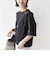 《一部追加予約》【WEB限定】〈手洗い可能〉レース コンビ ショート スリーブ カットソー