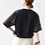 《一部追加予約》【WEB限定】〈手洗い可能〉レース コンビ ショート スリーブ カットソー
