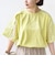《一部追加予約》【WEB限定】〈手洗い可能〉レース コンビ ショート スリーブ カットソー