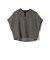 《予約》〈手洗い可能〉ミニ チェック カラミ スキッパー プルオーバー
