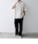 SHIPS any:〈洗濯機可能〉コットン/リネン ストライプ バンド スキッパー ハーフスリーブ シャツ 26SS◆