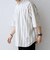 SHIPS any:〈洗濯機可能〉コットン/リネン ストライプ バンド スキッパー ハーフスリーブ シャツ 26SS◆