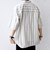 SHIPS any:〈洗濯機可能〉コットン/リネン ストライプ バンド スキッパー ハーフスリーブ シャツ 26SS◆