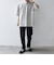SHIPS any:〈洗濯機可能〉コットン/リネン ストライプ バンド スキッパー ハーフスリーブ シャツ 26SS◆