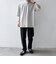 SHIPS any:〈洗濯機可能〉コットン/リネン ストライプ バンド スキッパー ハーフスリーブ シャツ 26SS◆