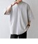 SHIPS any:〈洗濯機可能〉コットン/リネン ストライプ バンド スキッパー ハーフスリーブ シャツ 26SS◆